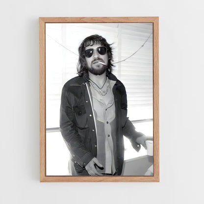 ap-waylon jennings-1 cadre Bois clair