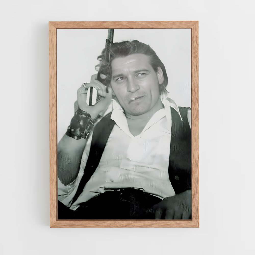 ap-waylon jennings-10 cadre Bois clair