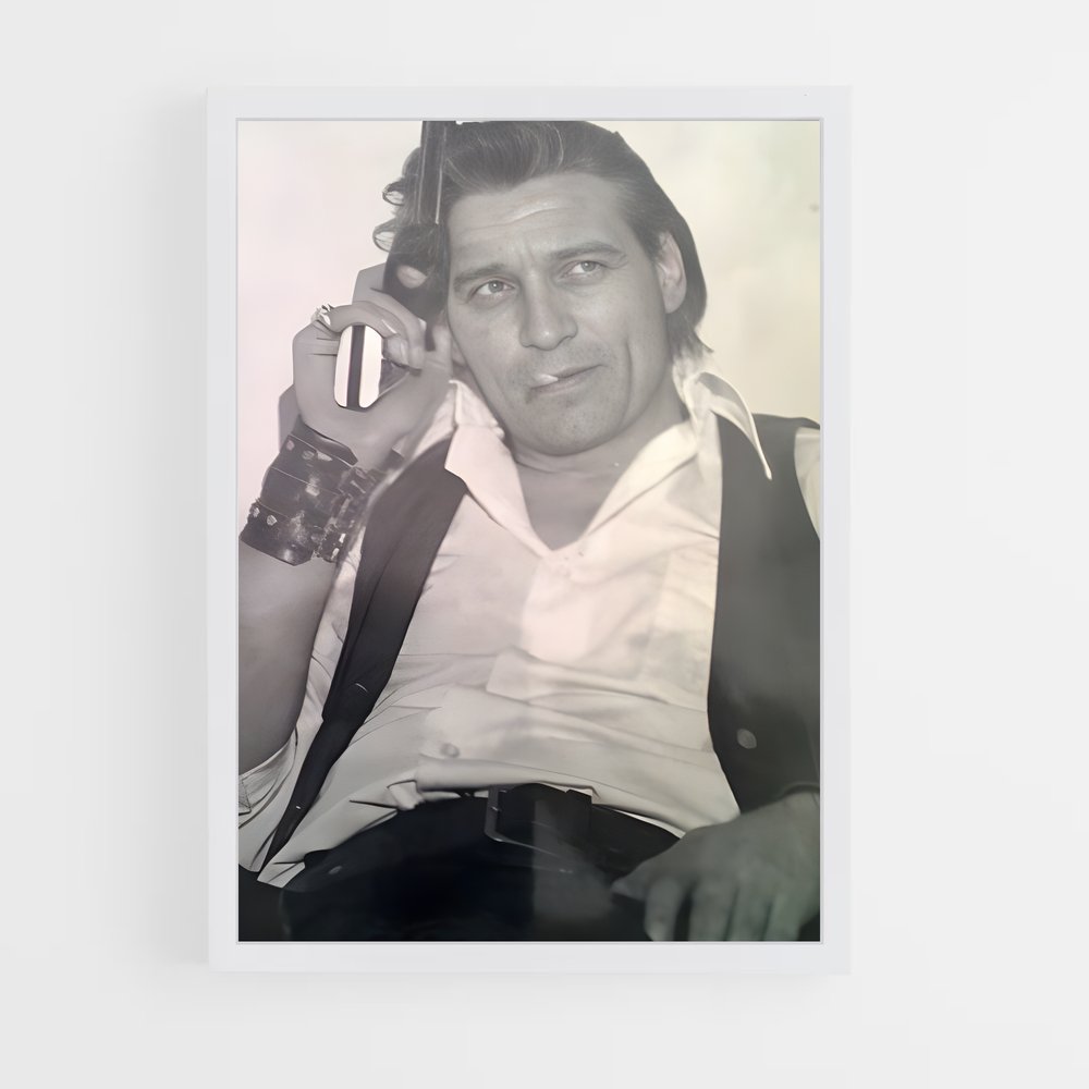 ap-waylon jennings-2 cadre Blanc