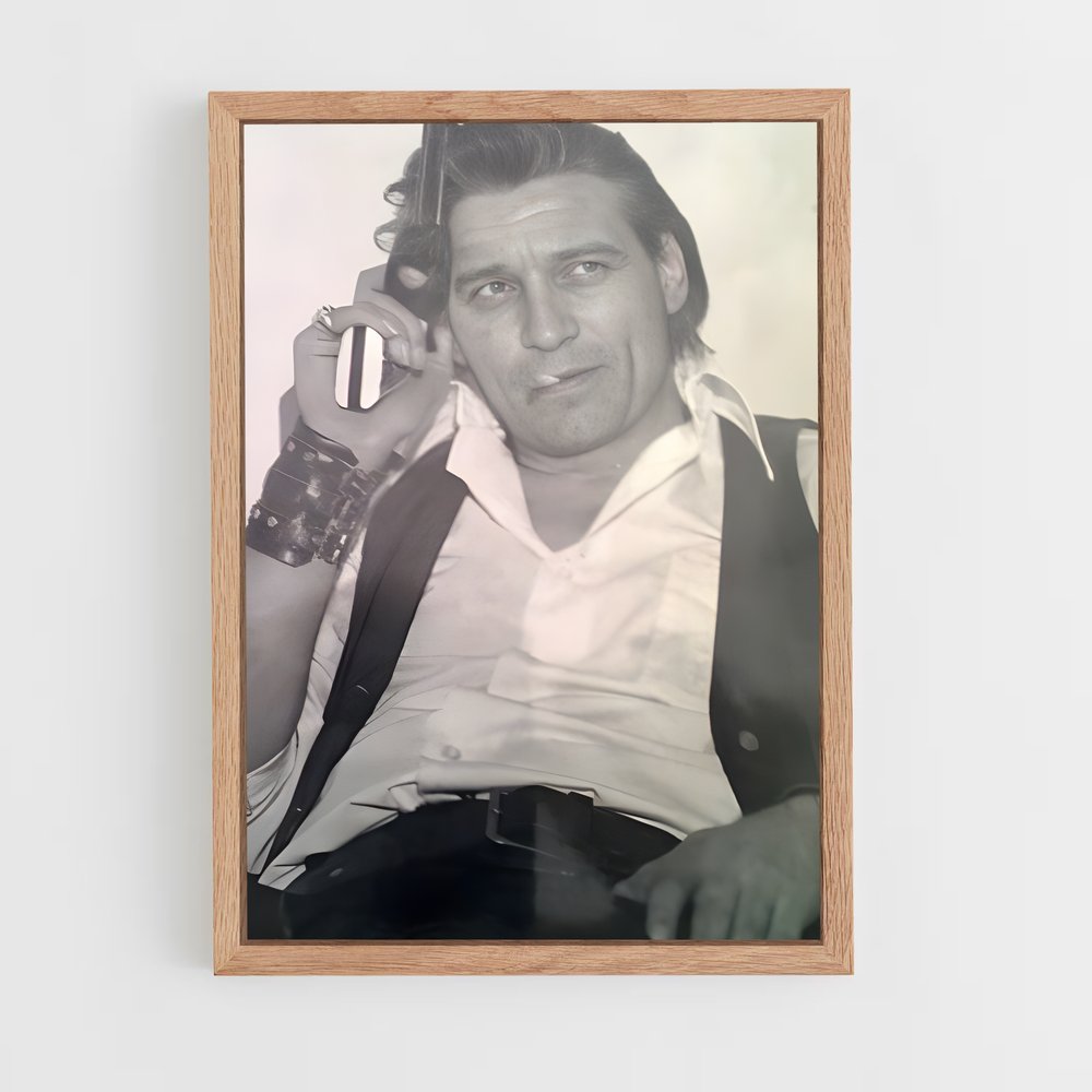 ap-waylon jennings-2 cadre Bois clair