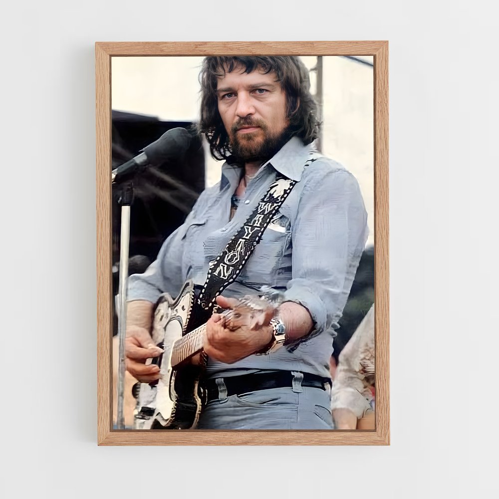 ap-waylon jennings-6 cadre Bois clair