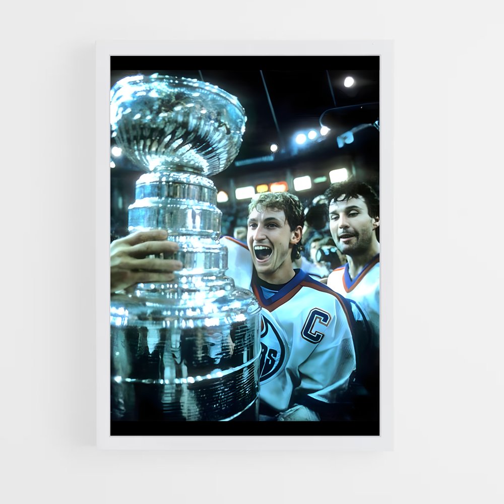 ap-wayne gretzky-8 cadre Blanc