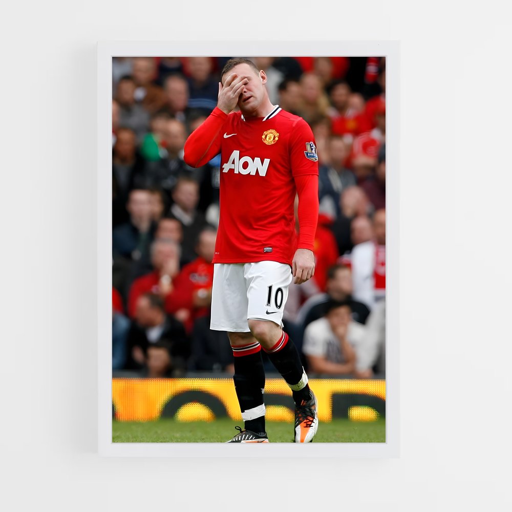 ap-wayne rooney-2 cadre Blanc