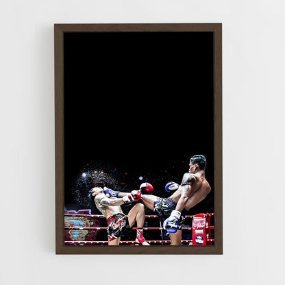 ap-wbc muaythai-1 cadre Bois foncé