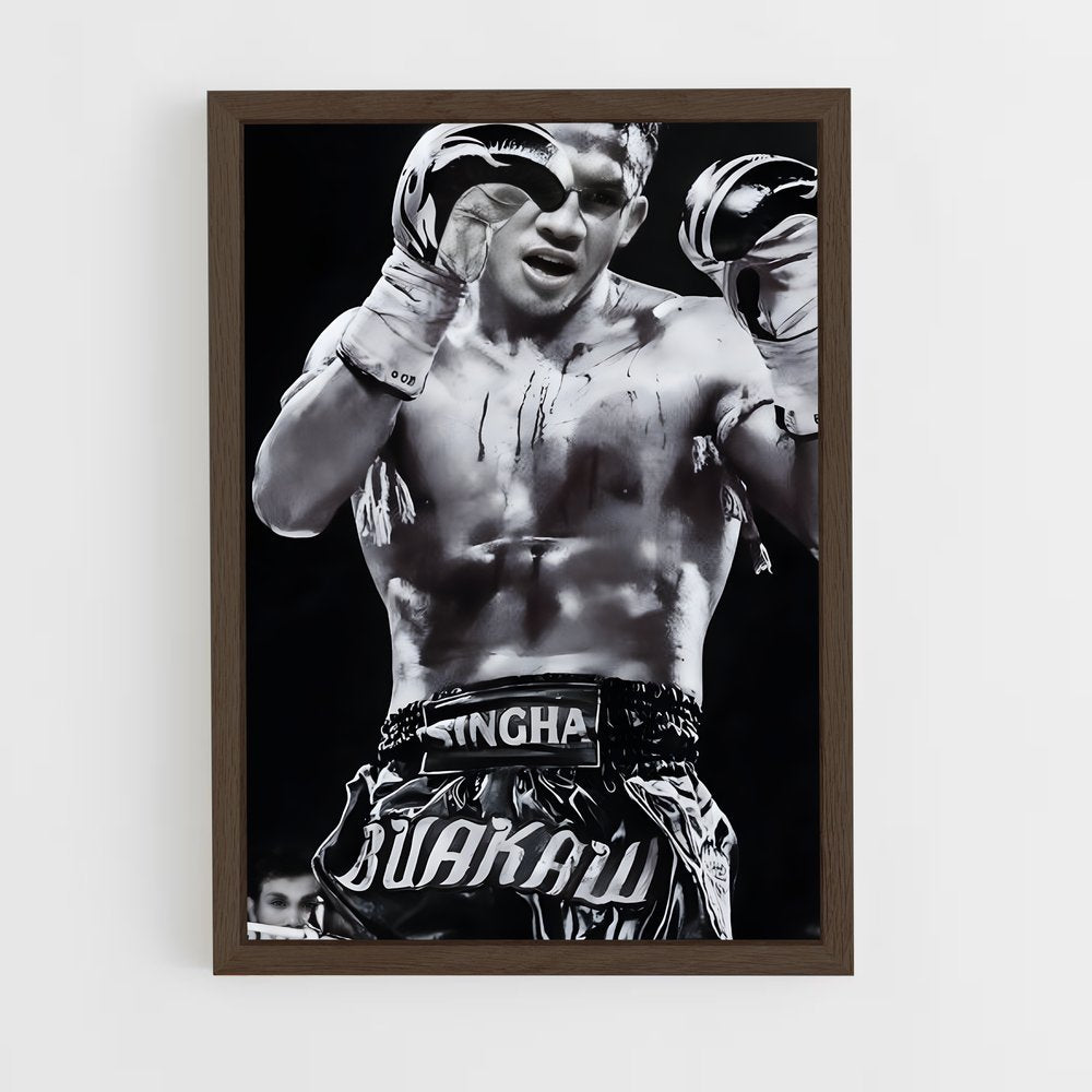 ap-wbc muaythai-4 cadre Bois foncé