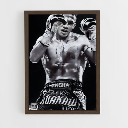 ap-wbc muaythai-4 cadre Bois foncé