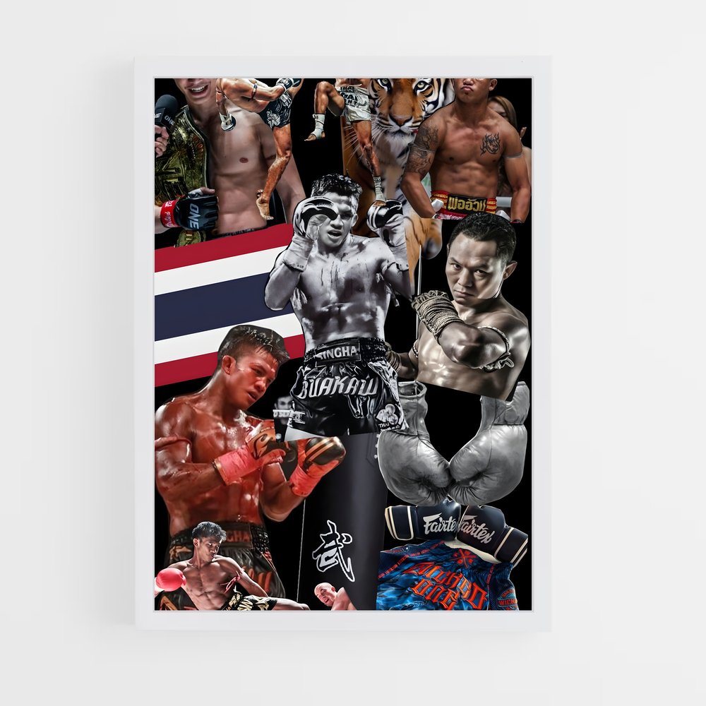 ap-wbc muaythai-5 cadre Blanc