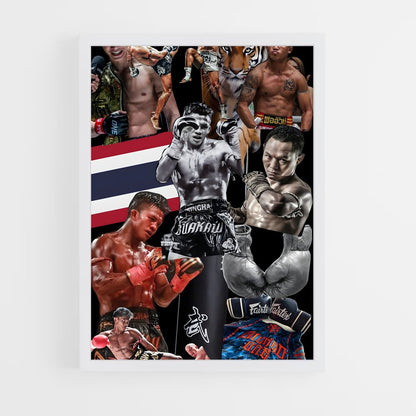 ap-wbc muaythai-5 cadre Blanc