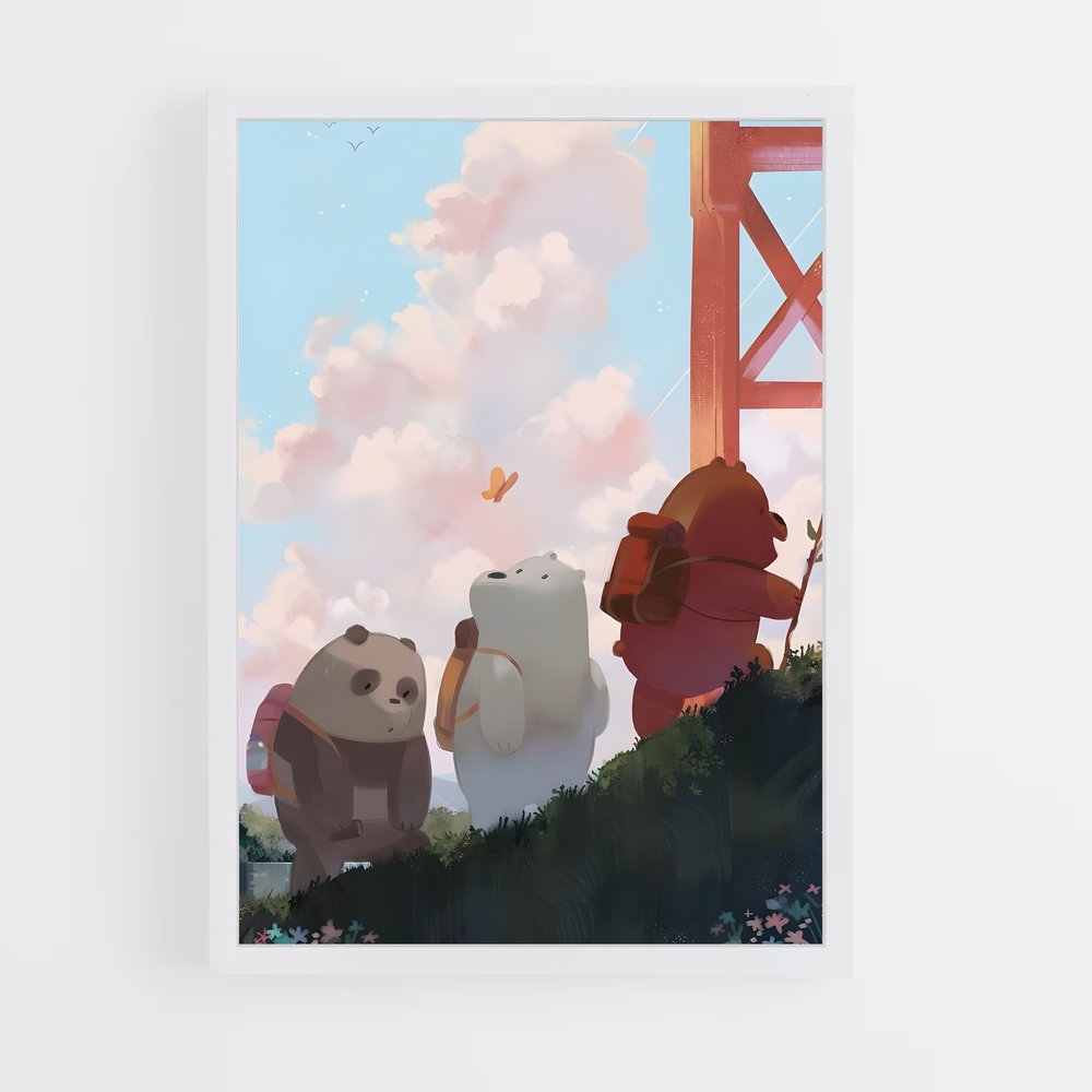 ap-we bare bears-3 cadre Blanc