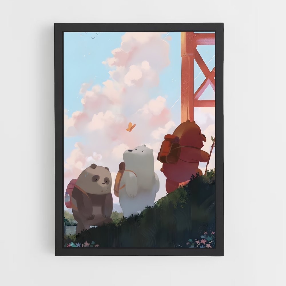 ap-we bare bears-3 cadre Noir