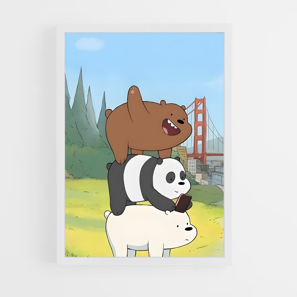 ap-we bare bears-6 cadre Blanc