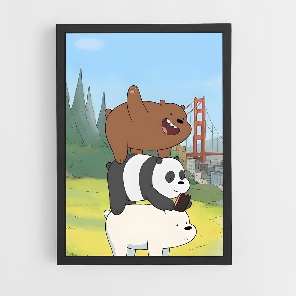 ap-we bare bears-6 cadre Noir
