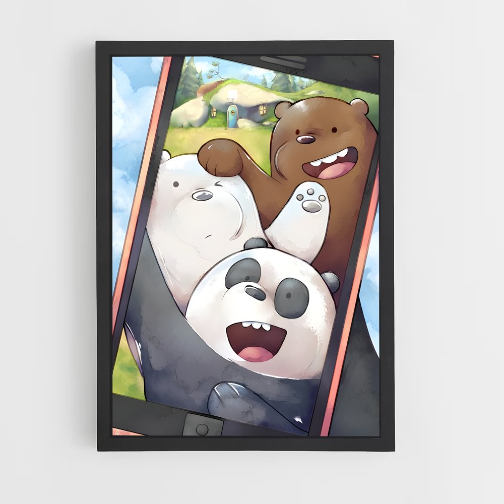 ap-we bare bears-7 cadre Noir