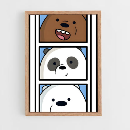 ap-we bare bears-8 cadre Bois clair