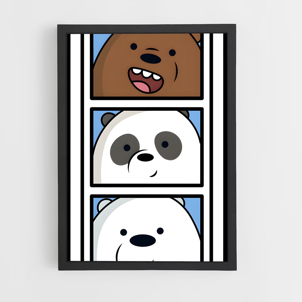 ap-we bare bears-8 cadre Noir