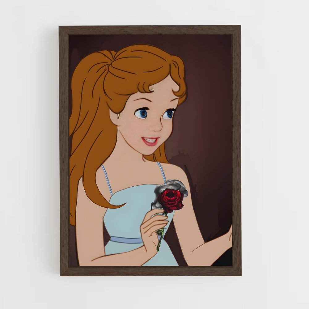 ap-wendy darling-4 cadre Bois foncé