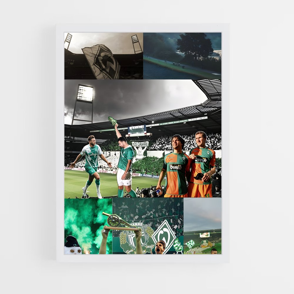 ap-werder bremen-8 cadre Blanc