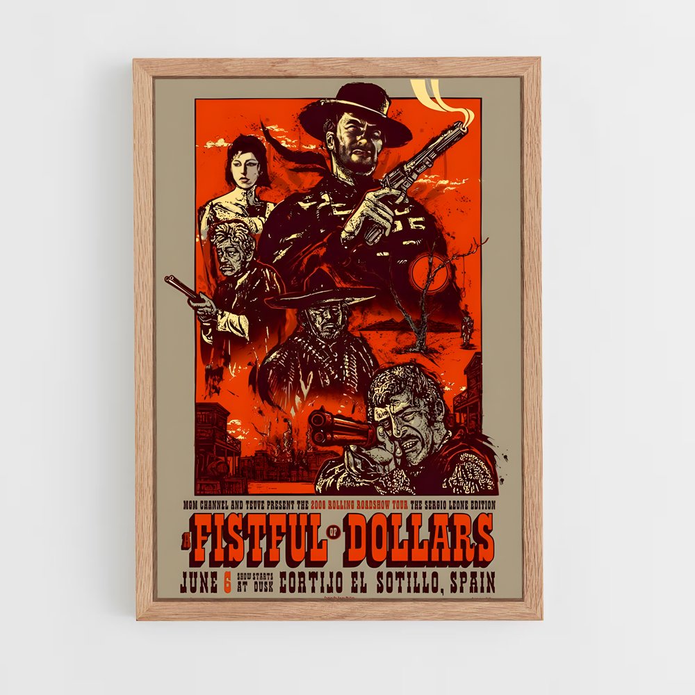 ap-western movie-4 cadre Bois clair
