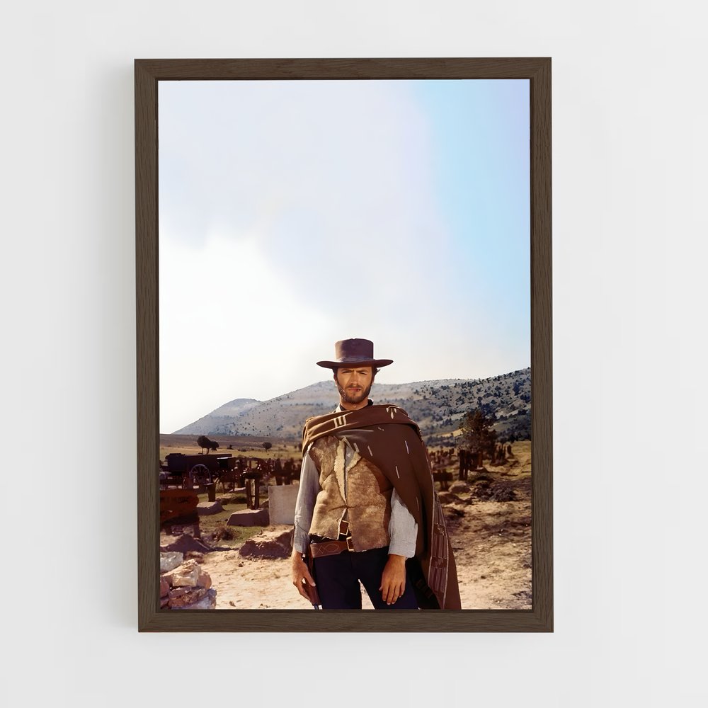 ap-western movie-5 cadre Bois foncé