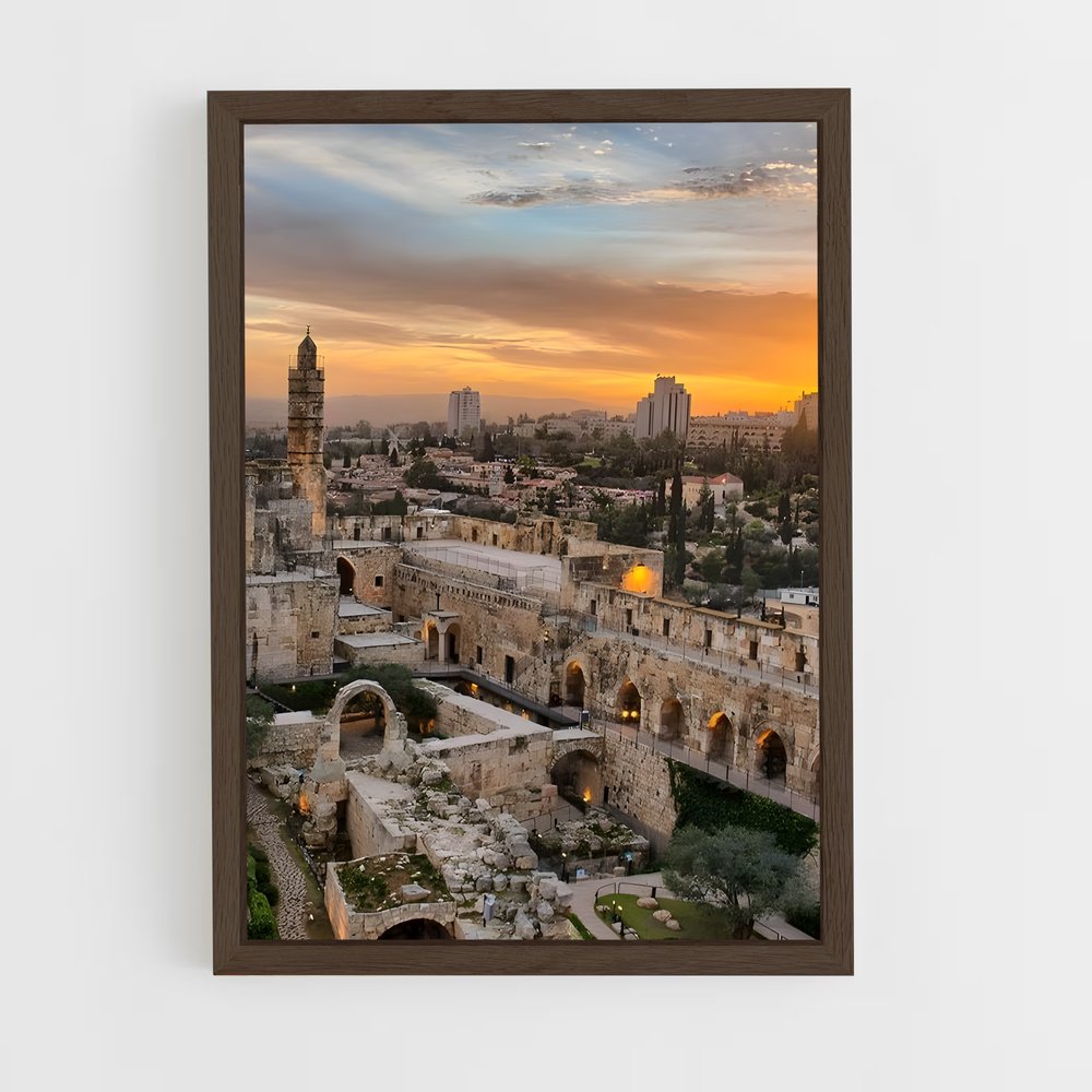 ap-western wall-1 cadre Bois foncé
