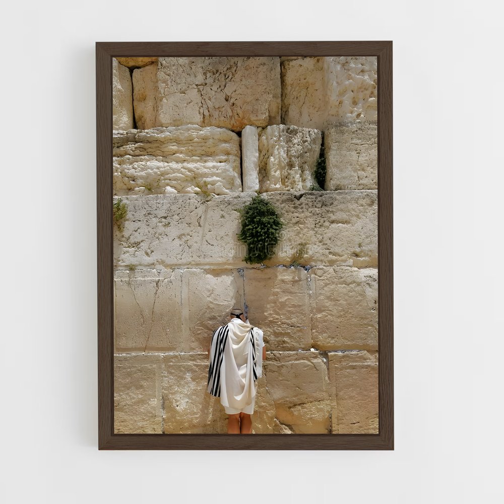 ap-western wall-3 cadre Bois foncé