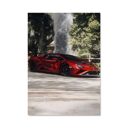 Poster Lambo en Fureur