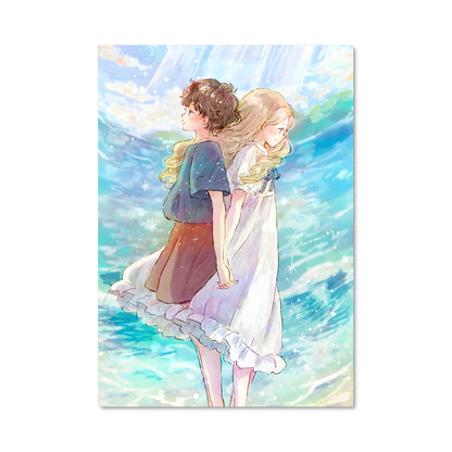 Poster Dans les Vagues