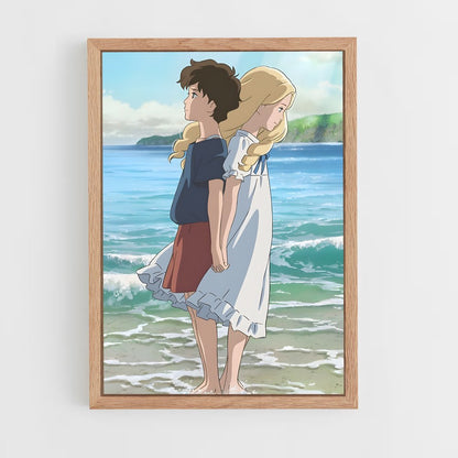 ap-when marnie was there-1 cadre Bois clair