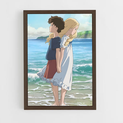 ap-when marnie was there-1 cadre Bois foncé