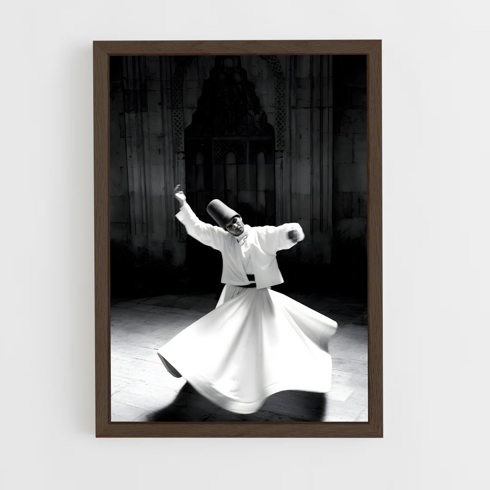 ap-whirling dervish-1 cadre Bois foncé