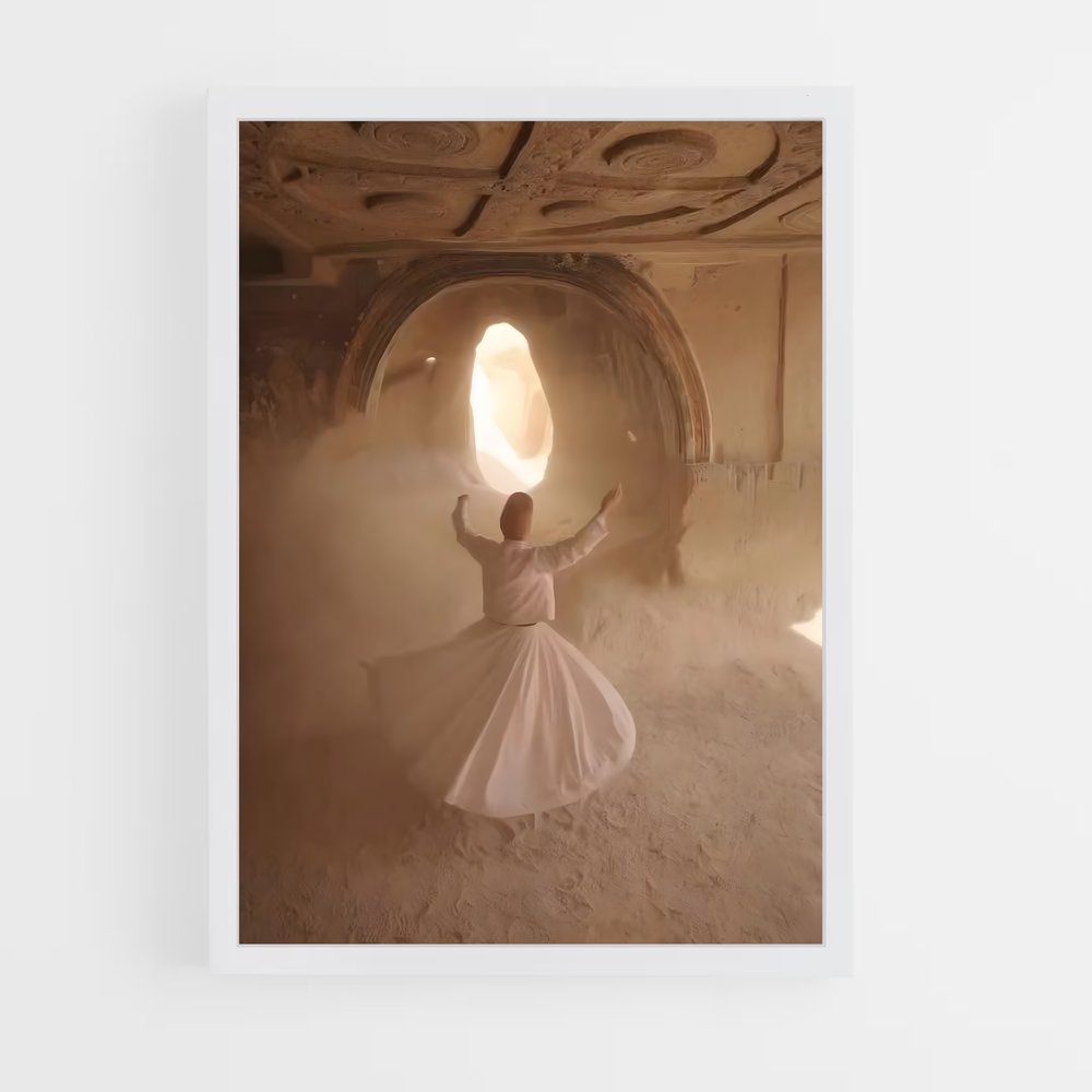 ap-whirling dervish-2 cadre Blanc