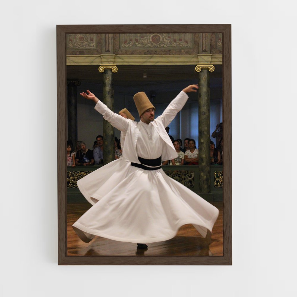 ap-whirling dervish-3 cadre Bois foncé