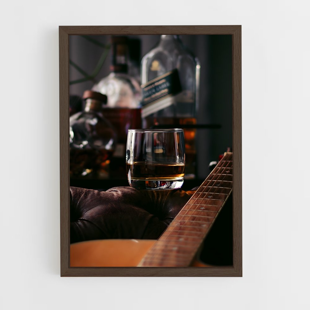 ap-whiskey-10 cadre Bois foncé