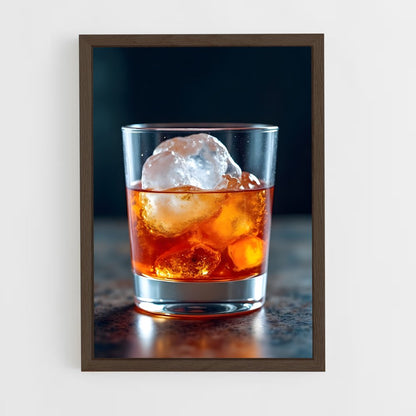 ap-whiskey-9 cadre Bois foncé
