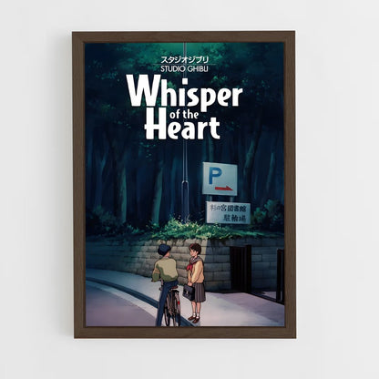 ap-whisper of the heart-2 cadre Bois foncé