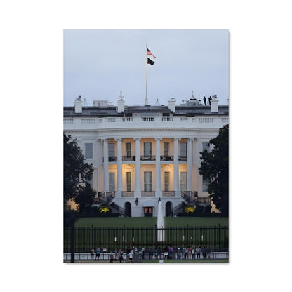 Poster Dusk at the White House
