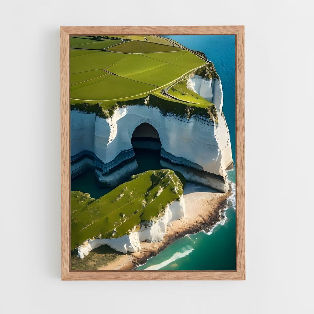 ap-white cliffs of dover-1 cadre Bois clair