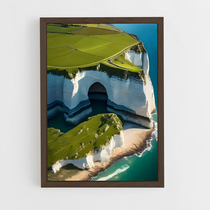 ap-white cliffs of dover-1 cadre Bois foncé