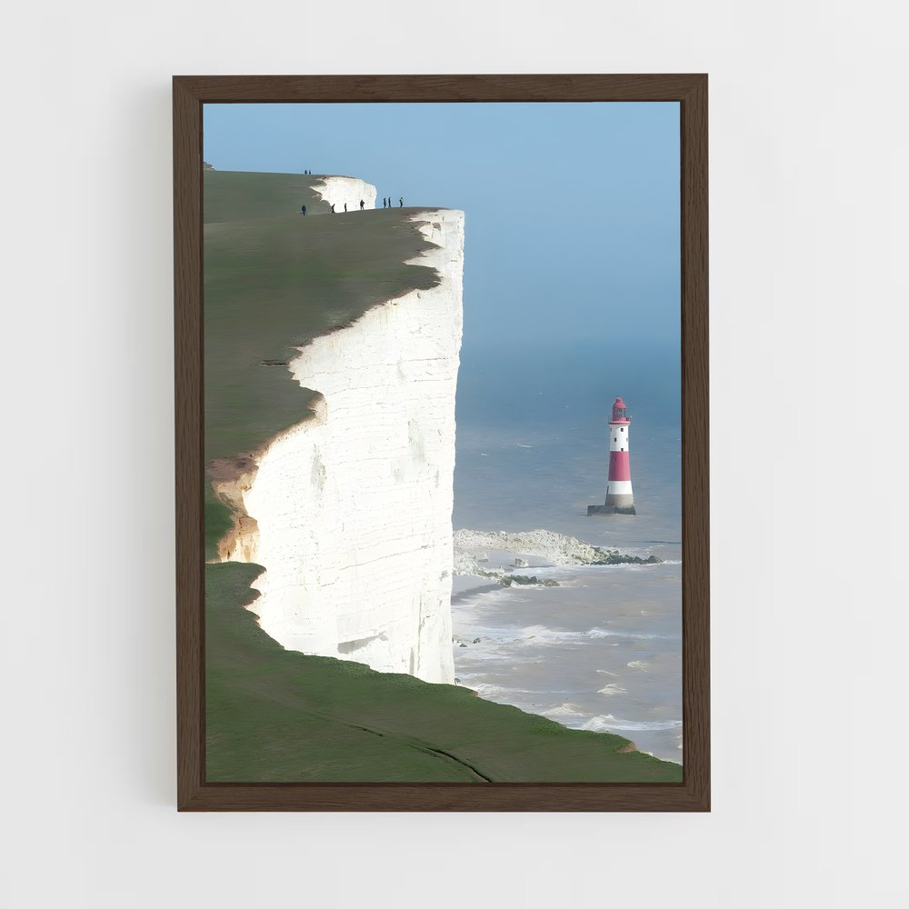 ap-white cliffs of dover-2 cadre Bois foncé