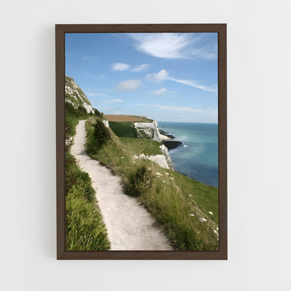 ap-white cliffs of dover-9 cadre Bois foncé