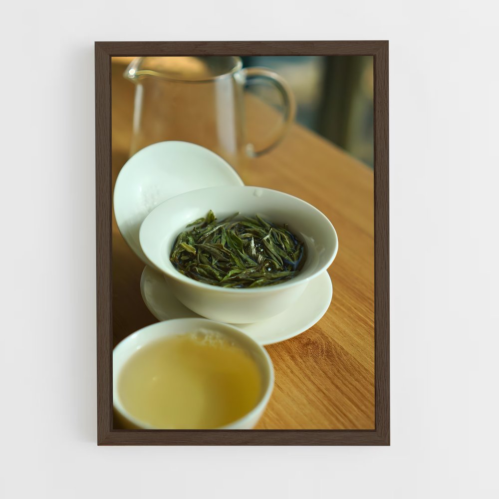 ap-white tea-5 cadre Bois foncé