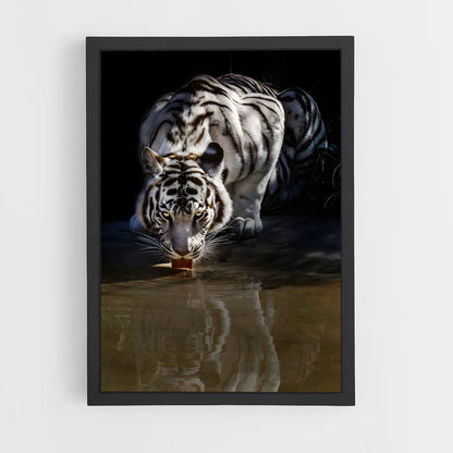 ap-white tiger-19 cadre Noir