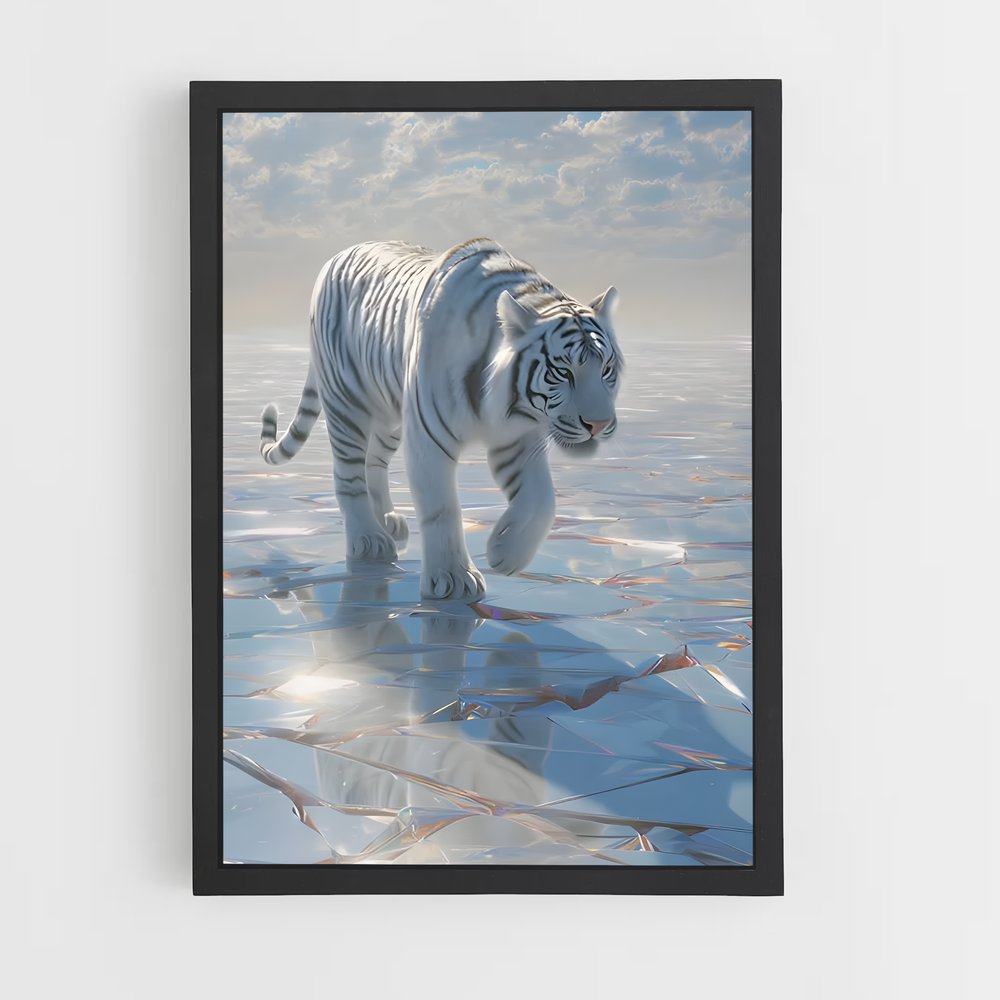 ap-white tiger-9 cadre Noir
