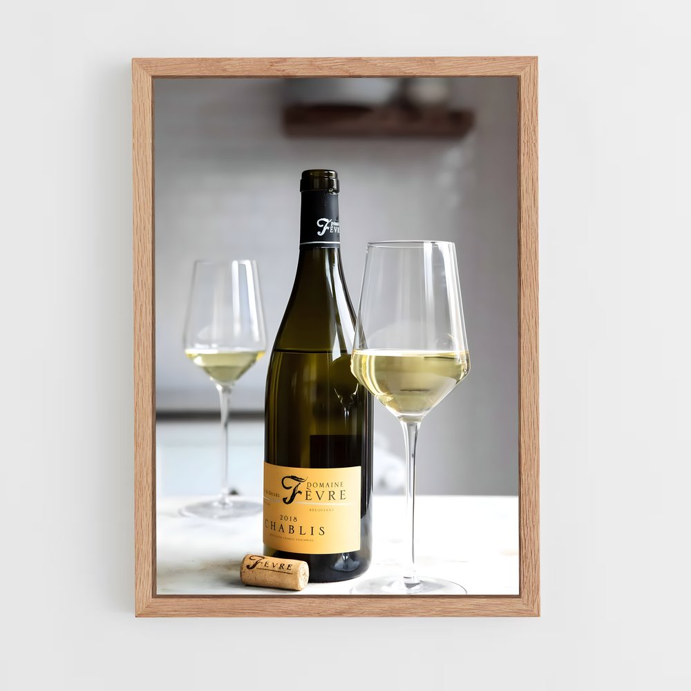 ap-white wine-2 cadre Bois clair