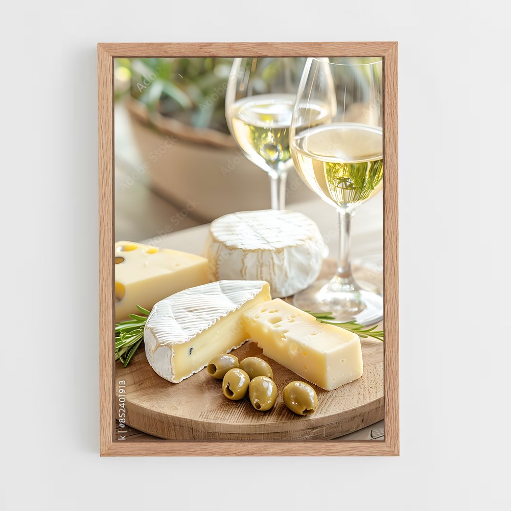 ap-white wine-7 cadre Bois clair