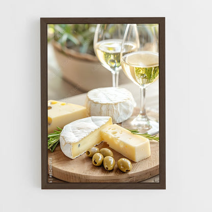 ap-white wine-7 cadre Bois foncé