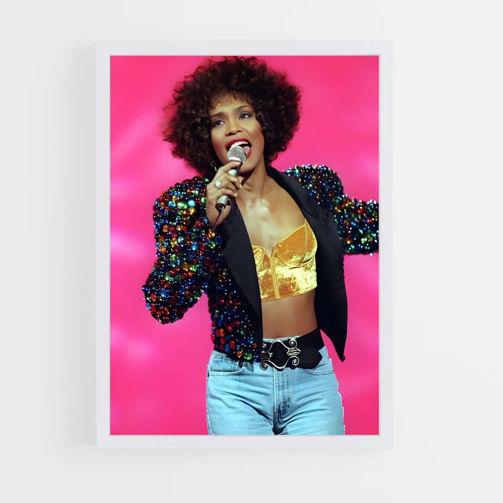 ap-whitney houston-10 cadre Blanc