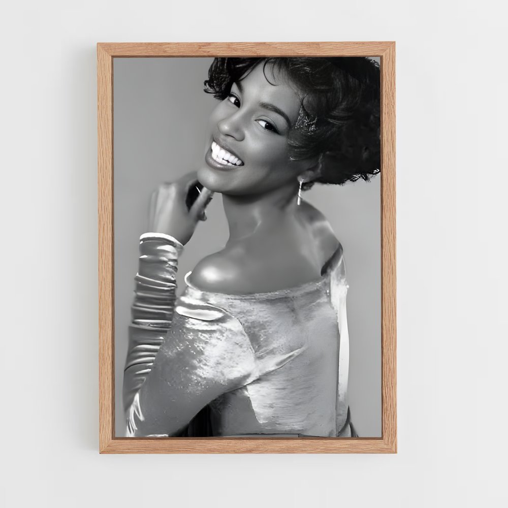 ap-whitney houston-11 cadre Bois clair