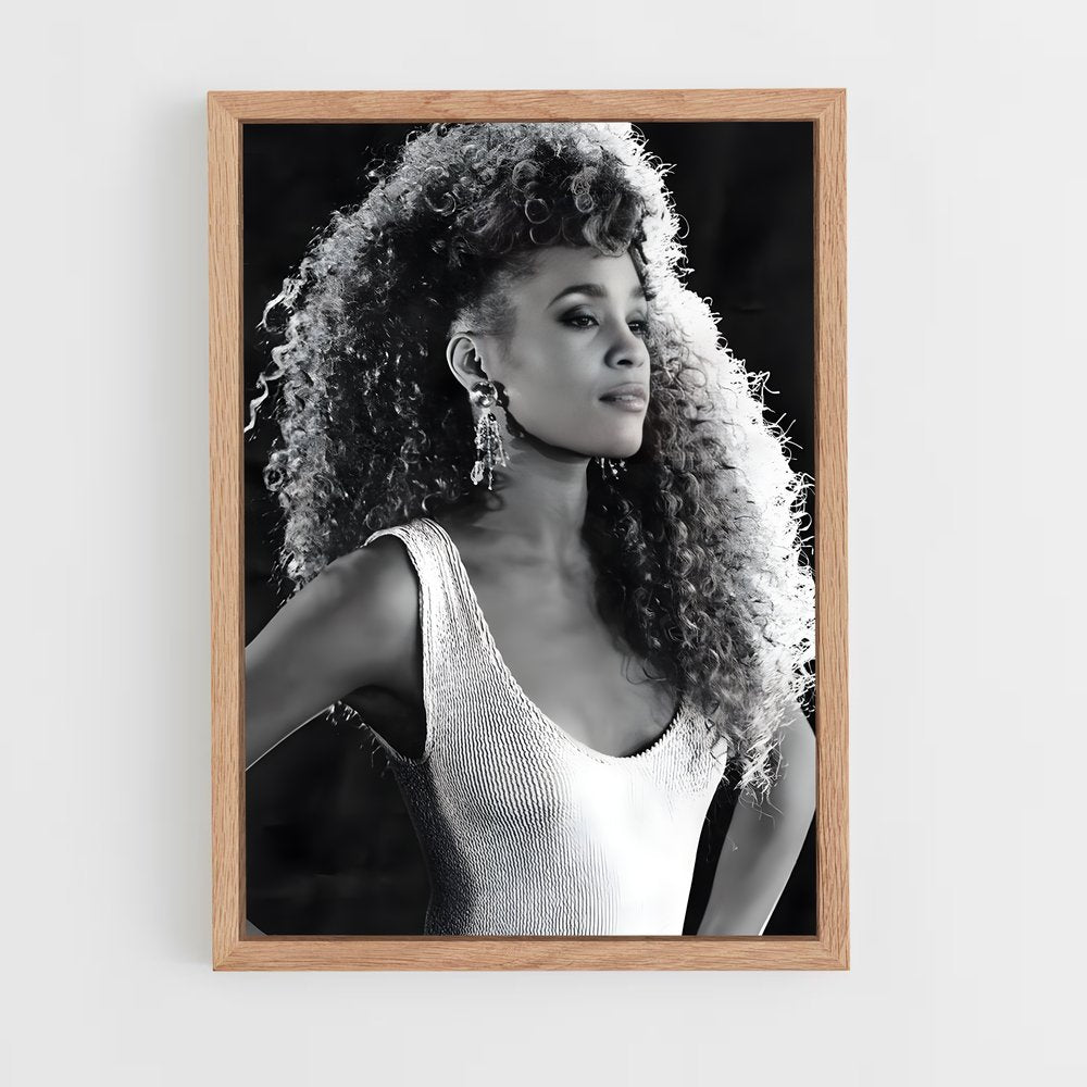 ap-whitney houston-6 cadre Bois clair