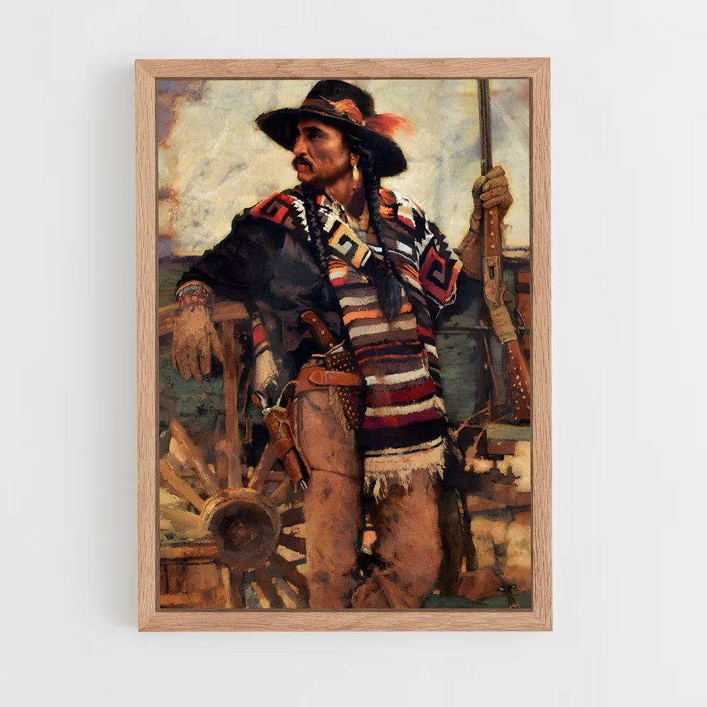 ap-wild west-4 cadre Bois clair